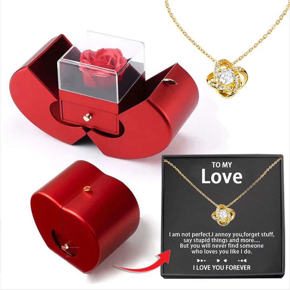 Niche Mother's Day Gift Clavicle Chain Apple Box Set LadyShow.Store