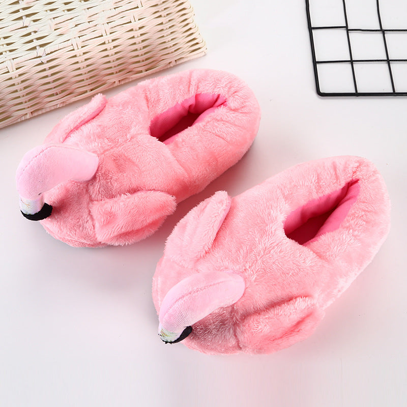 Winter Home Flamingo Non-slip Slippers LuxuryLifeWay Online Store