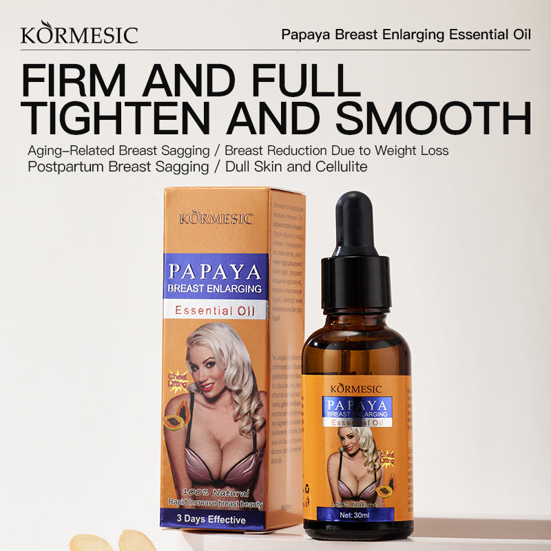 KORMESIC Papaya Breast Enhancement Essential Oil 30ml Tri Light Beauty