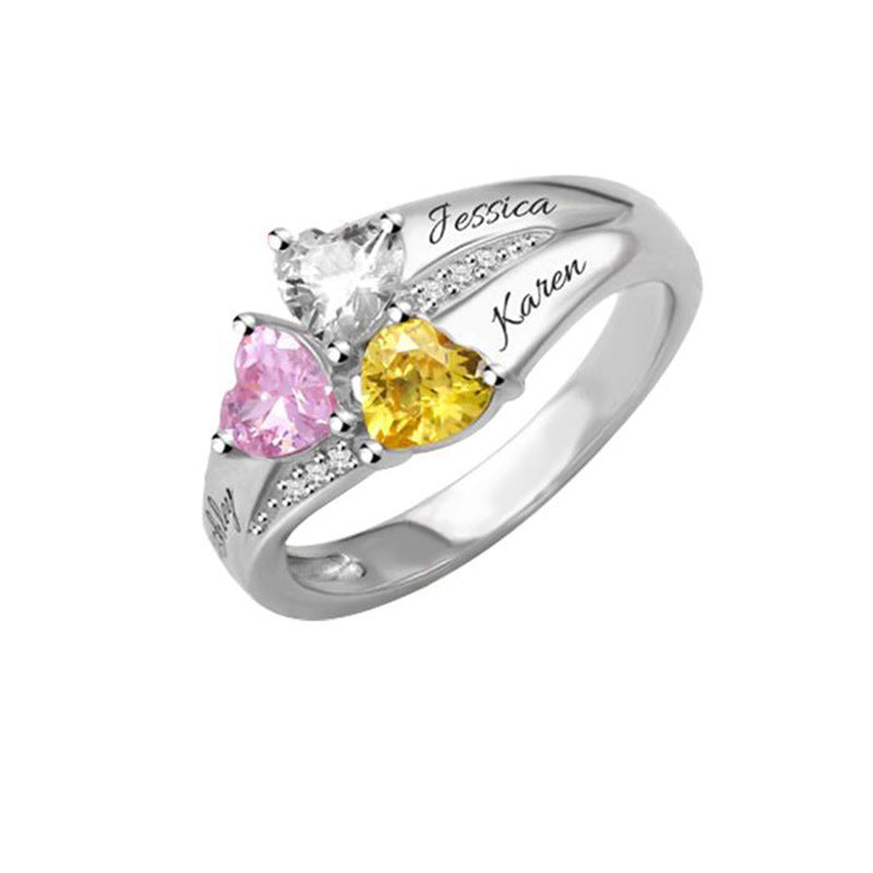 DIY Engraved Ring for Mother's Day Gift LadyShow.Store