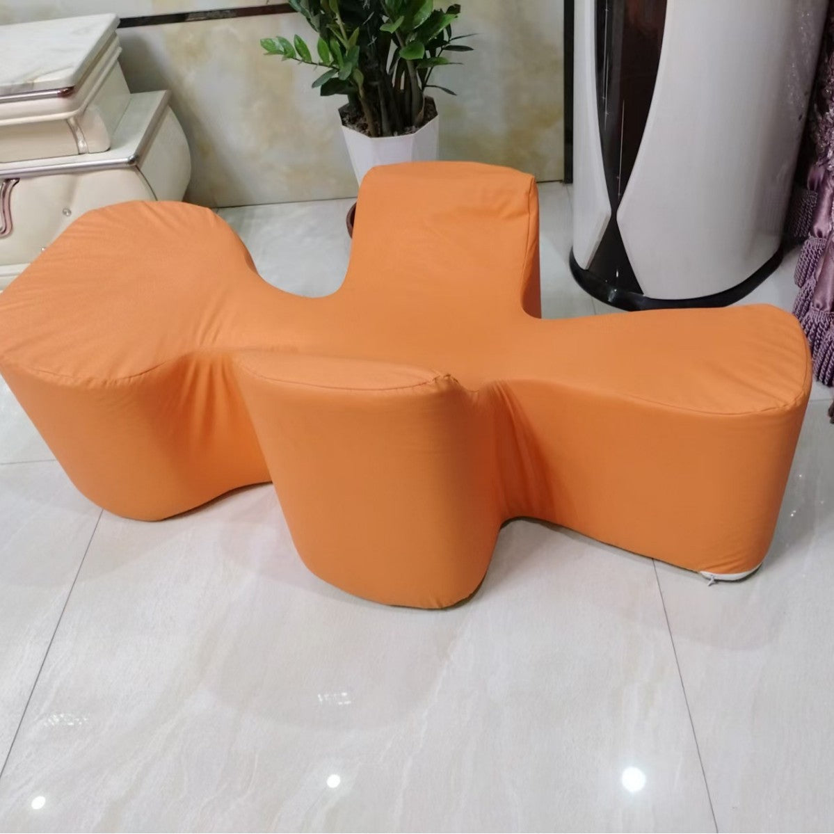 Postoperative Rehabilitation A Paralyzed Dog Rising With The Help Of A Sofa Cushion Pets Fashion