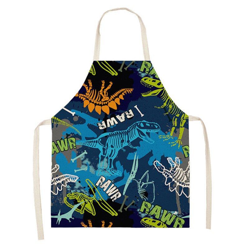 Cotton And Linen Kitchen Household Daily Use Sleeveless Coverall PearlNestDecor.com