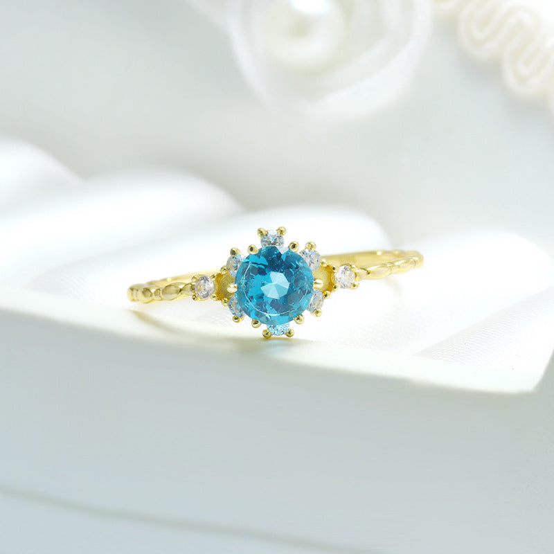 Women's Simple Retro Snowflake Ring