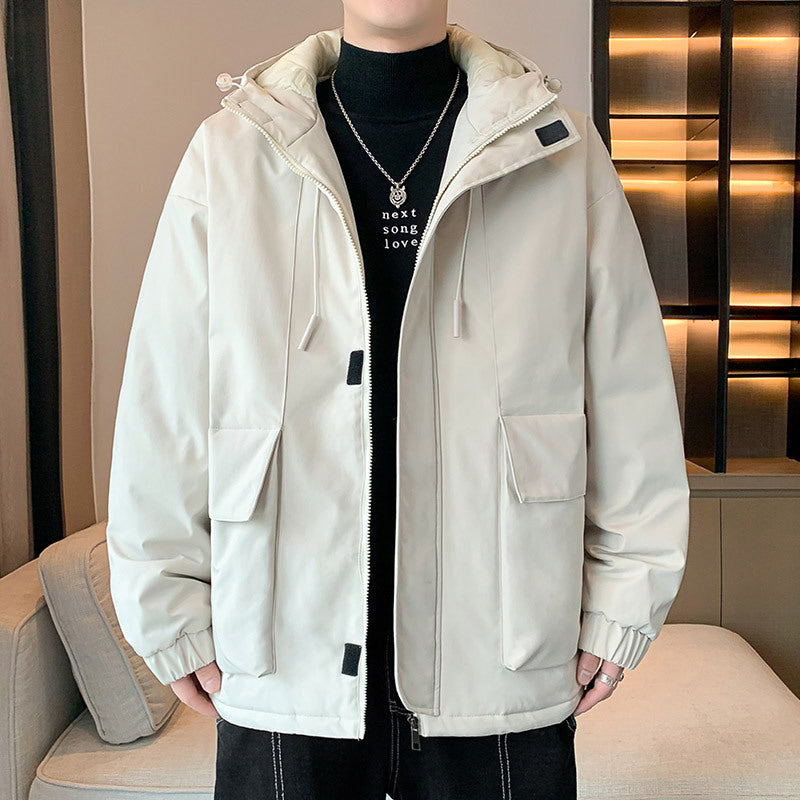 Men's Cotton Clothing Thick Warm Jacket Plus Sizes Loose Best YouTube Store