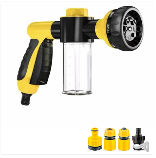 Pet Dog Wash Outdoor, High-Pressure Pet Shower Sprayer Dog Shower Brush And Pet Grooming Comb For Watering Flowers, Car Washing, Pet Bathing LadyShow.Store