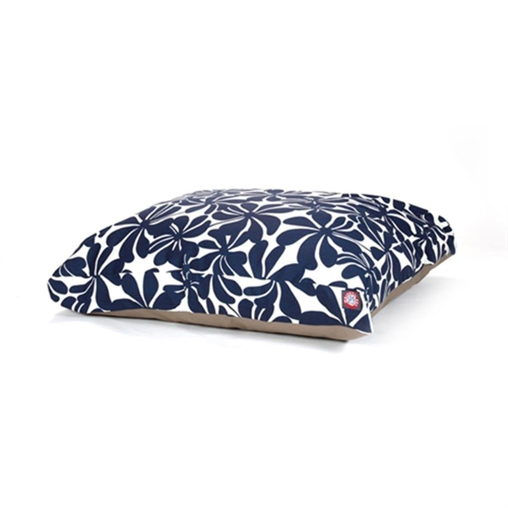 Navy Blue Plantation Large Rectangle Indoor Outdoor Pet Dog Bed With Removable Washable Cover By Majestic Pet Products Best YouTube Store