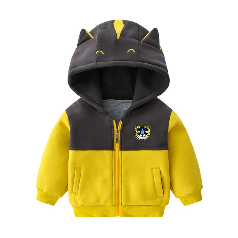 Simple Padded Hooded Jacket for Kids Pi-Mart