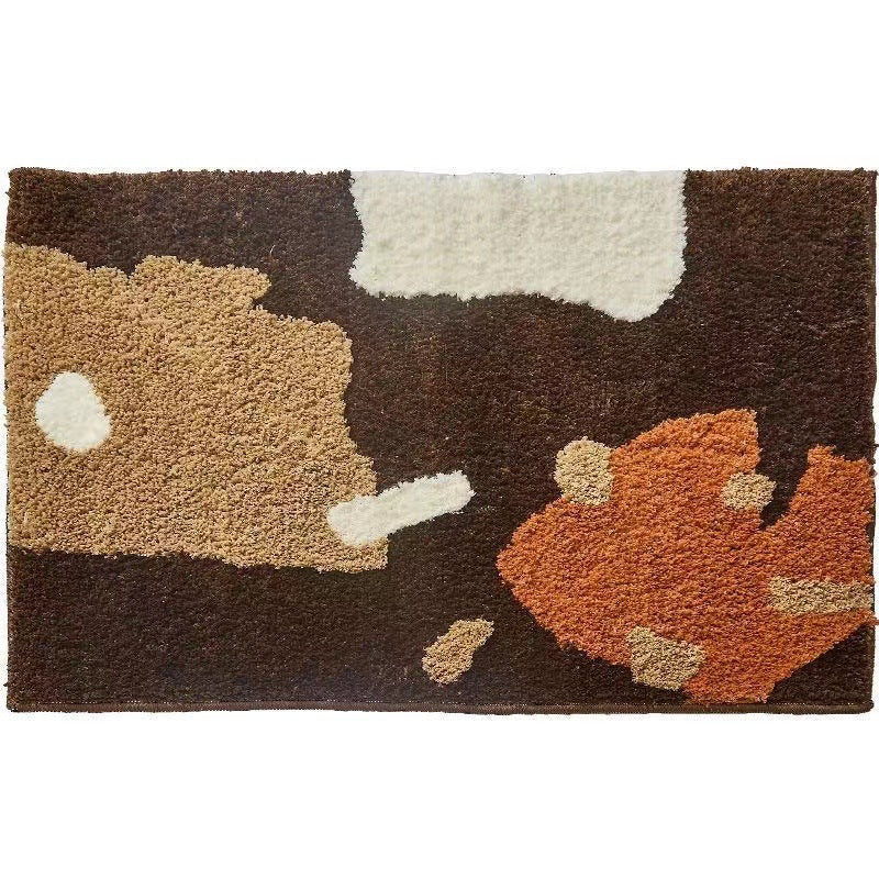 Abstract Carpet Bathroom Absorbent Non-slip Floor Mat