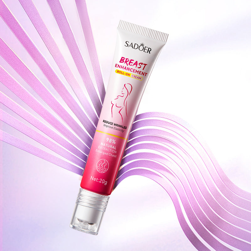 SADOER Breast Enhancement Roller Cream Foreign Version 20g Tri Light Beauty