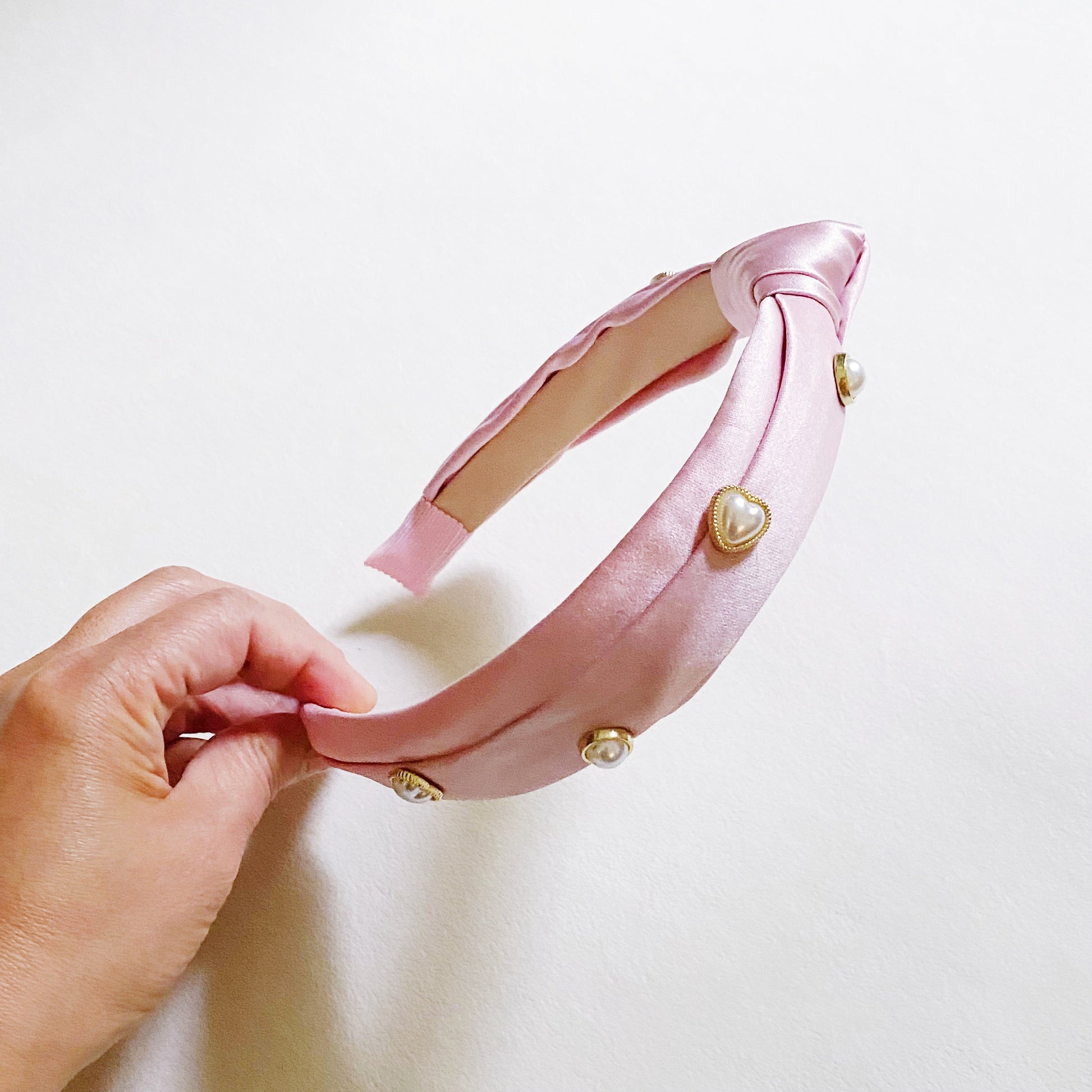 Liz Heart Embellished Headband LadyShow.Store