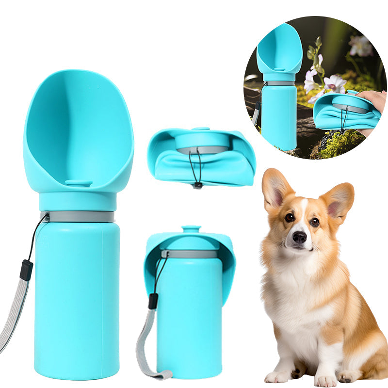 Folding Pet Outdoor Walking Mug Portable Travel Water Bottle Puppy Cats Dogs Drinking Water Dispenser Cup Supplies Pets Fashion