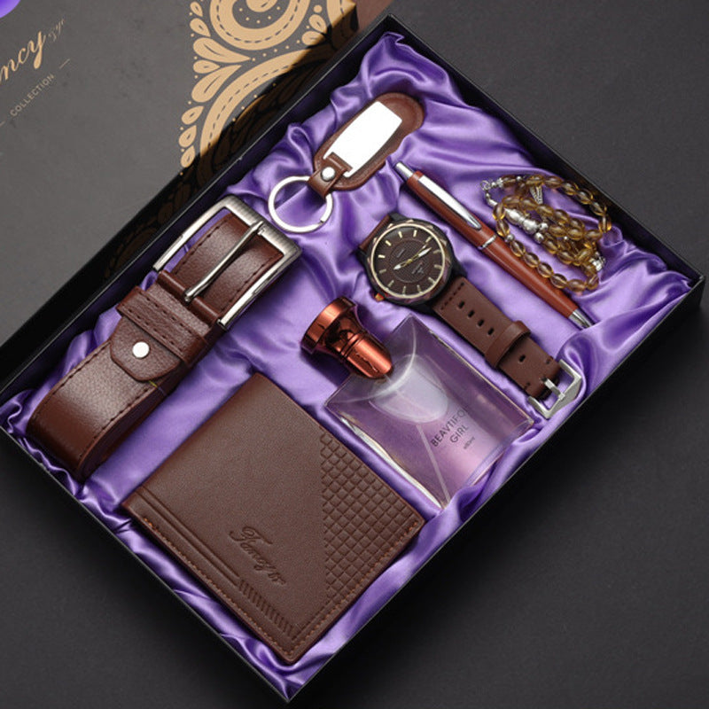 Cross-Border Men's Gift Business Gift Suit Belt Wallet For Boyfriend Valentine's Day Christmas Gift LadyShow.Store
