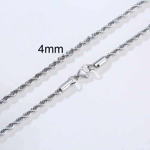 Minimalist Men Ropes Long Necklace