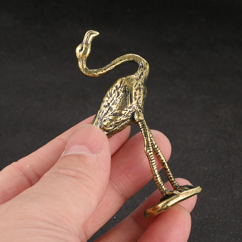 New Brass Flamingo Ornament Decorative Crafts LuxuryLifeWay Online Store