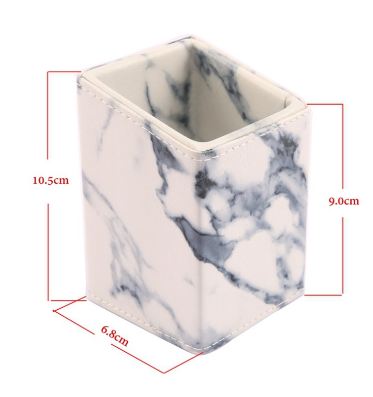 10-Piece Marble Pattern Makeup Brush Set LadyShow.Store