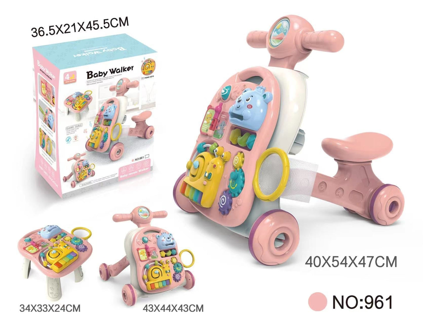 Multifunctional Baby Walker Toy with Music LuxuryLifeWay Online Store