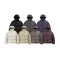 Thin And Portable Puff Down Jacket Solid Color Hooded Pi-Mart