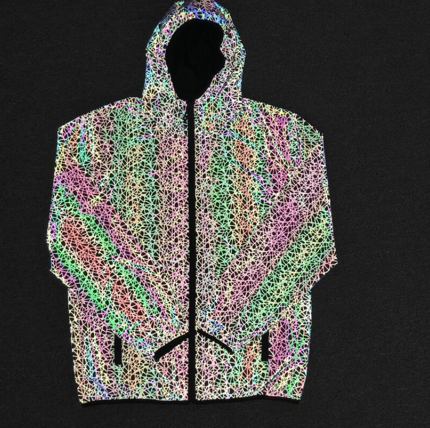 Colorful Reflective Jacket for Streetwear and Casual Use Pi-Mart