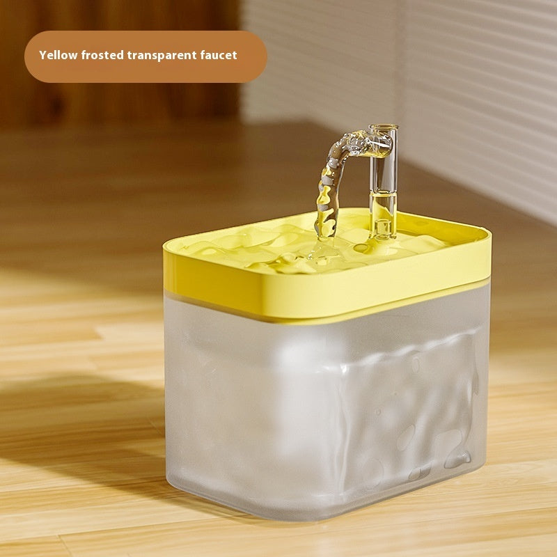 Cat Water Fountain Automatic Circulation Flow Water Fountain Kitten Drinking Water Apparatus Pets Fashion