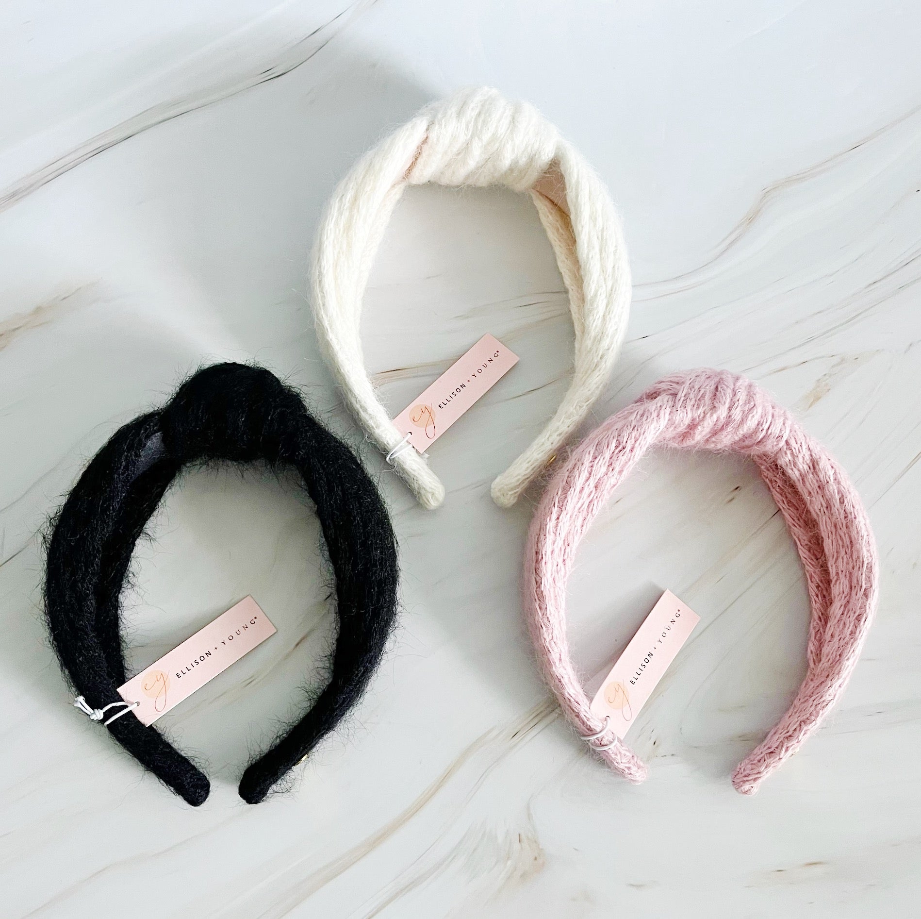 Cabled Knit Knotted Headband LadyShow.Store