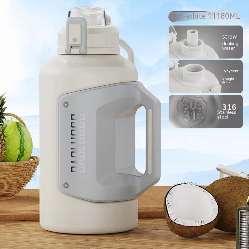 Portable Large Capacity Stainless Steel Insulated Sports Kettle PearlNestDecor.com