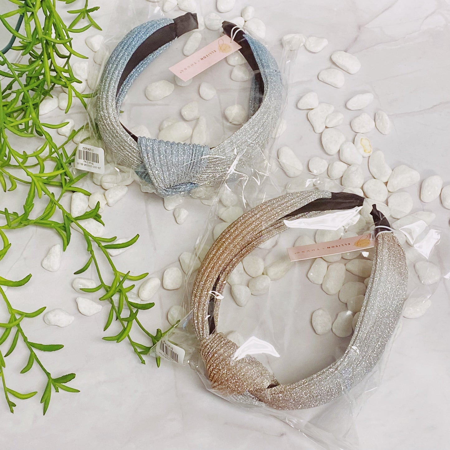 Shimmer Pleats Headband LadyShow.Store
