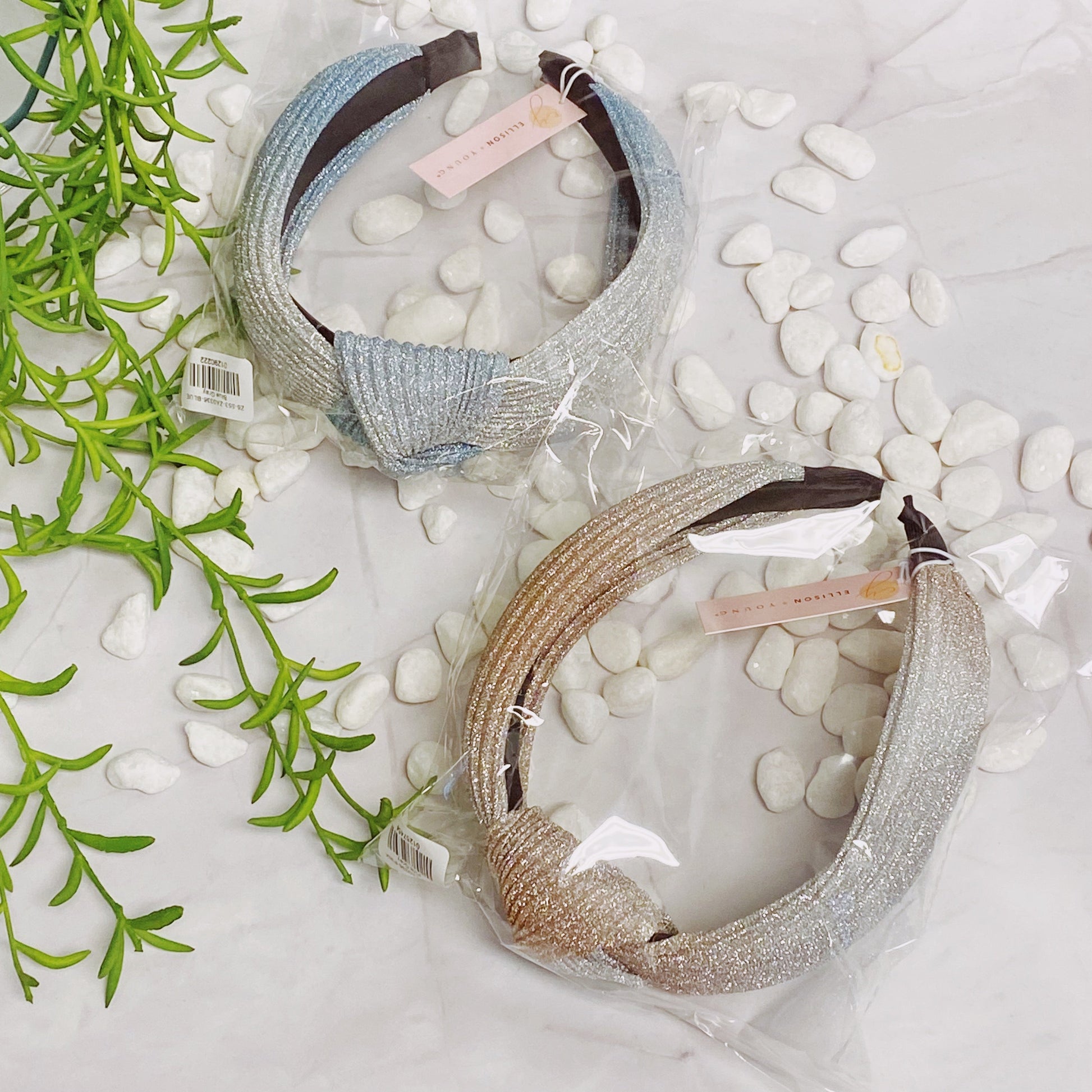 Shimmer Pleats Headband LadyShow.Store