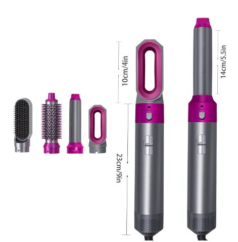 AirStyler 5-in-1 Hair Dryer and Curling Brush Set LadyShow.Store
