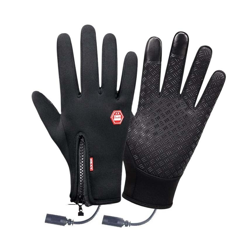 Charging Cycling Touch Screen Windproof Warm Usb Heating Gloves LadyShow.Store
