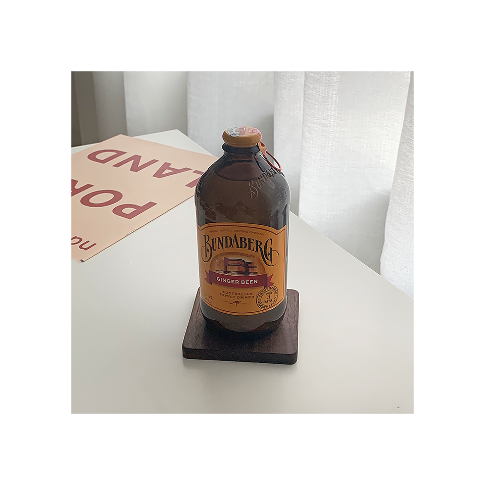 Unpainted Japanese Walnut Insulated Wooden Coaster Pi-Mart
