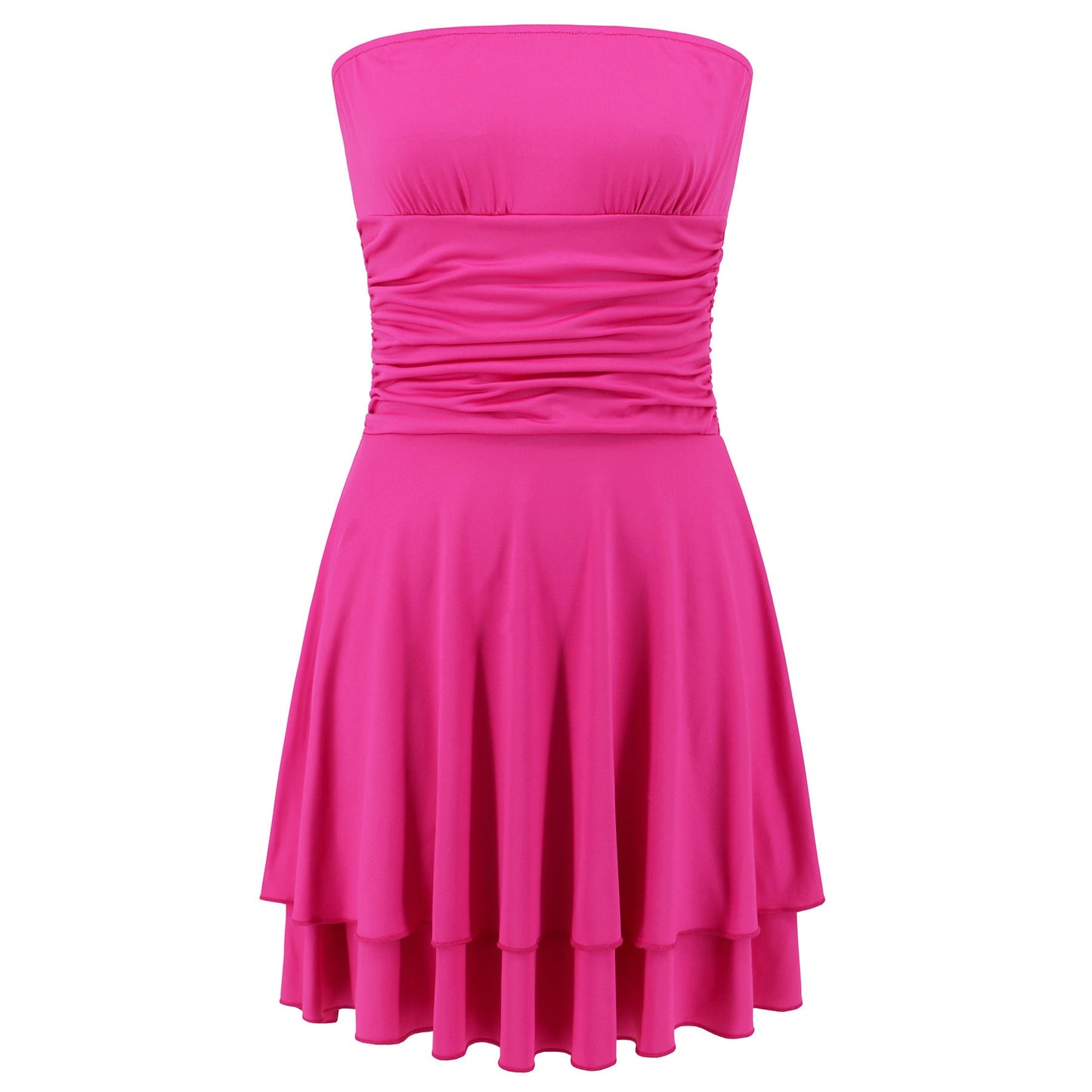 Summer Ruffles Short Dress NorixaFashion.com