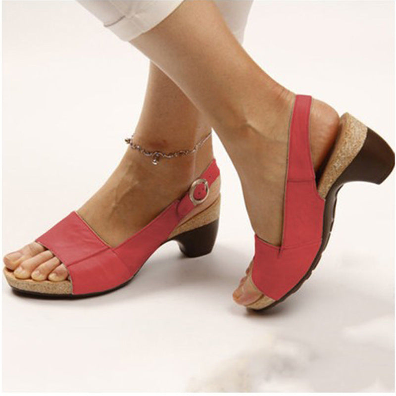 European And American Large Size Women's Wedge Heel Spring And Summer Casual Shoes LadyShow.Store