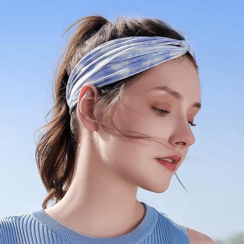 Women's New Summer Running Sweat-absorbing Sports Hairband