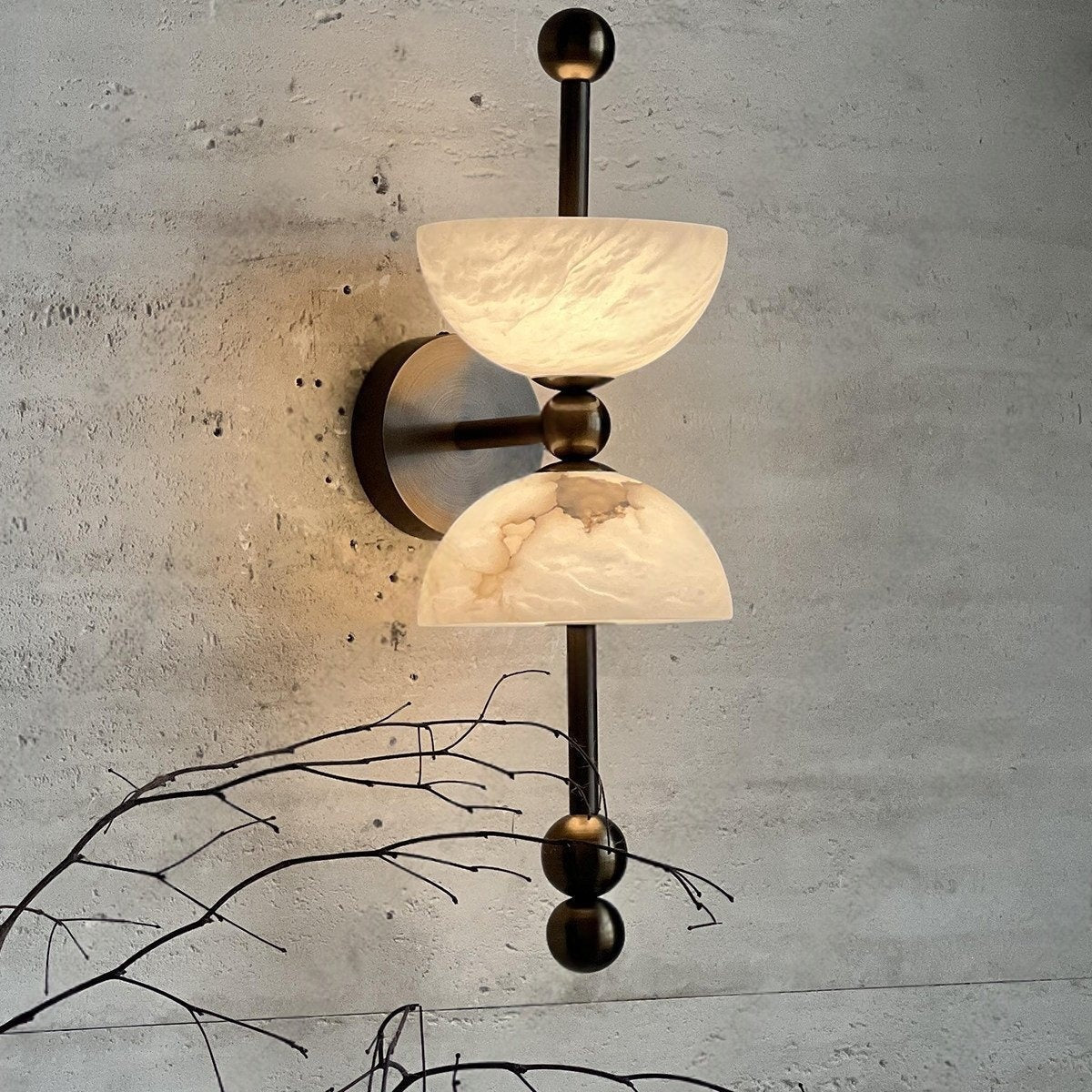 Retro Creative Hotel Bedroom Bedside Wall Lamp PearlNestDecor.com