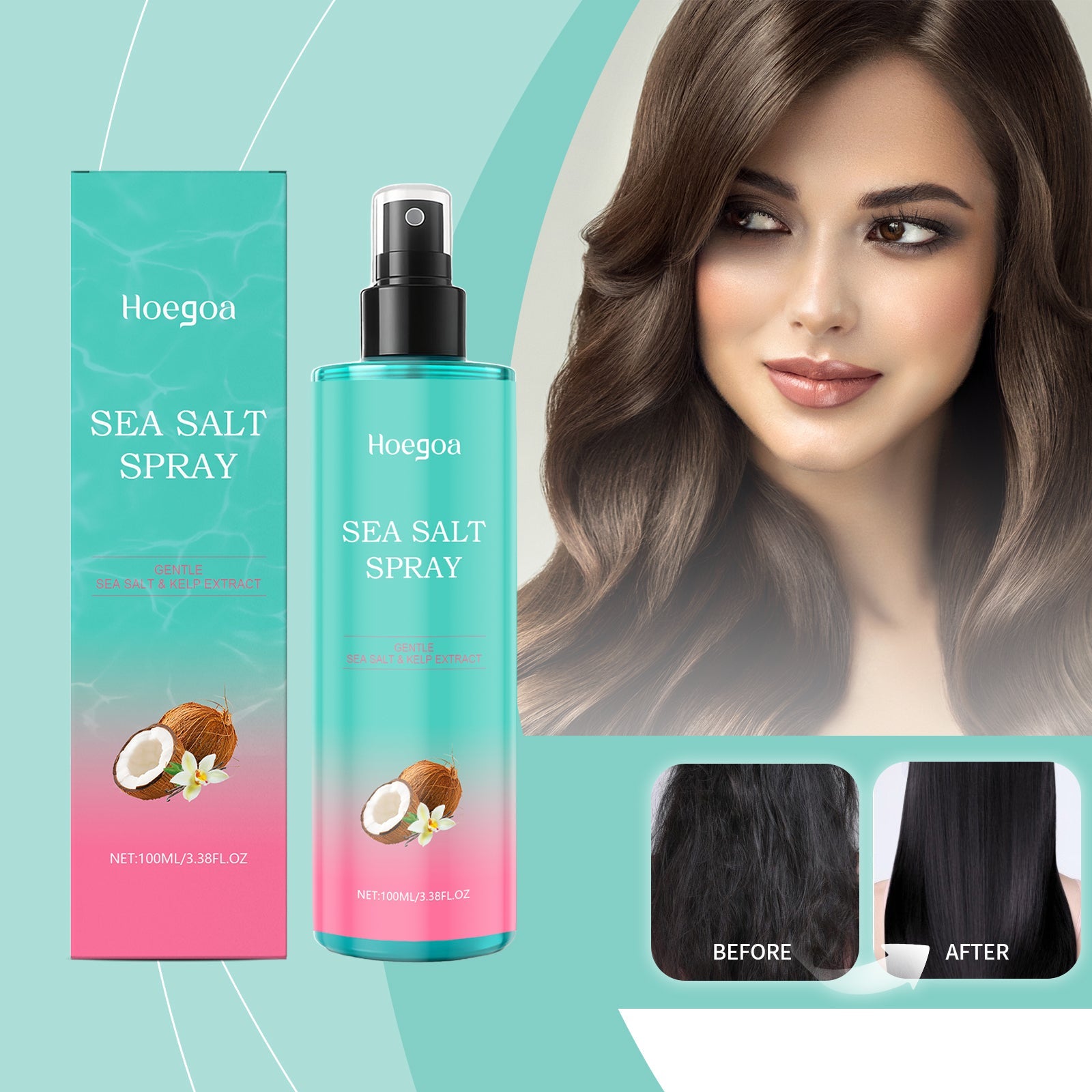 Sea Salt Hair Spray Tri Light Beauty