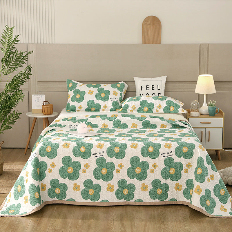 New Cotton Bed Cover Three-piece Set