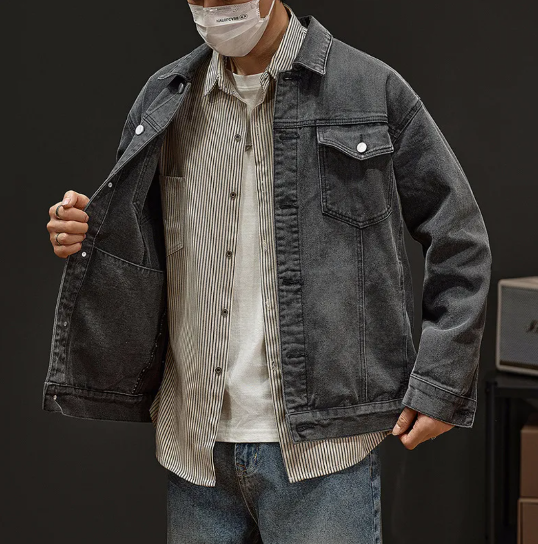 Classic Men's Denim Jacket Pi-Mart