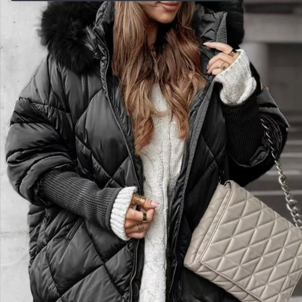 Winter Hooded Clothing Cardigan Coat CJD