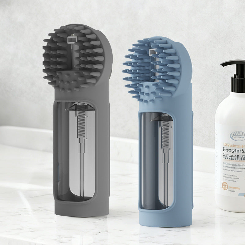 Pet Bath Brush Multifunctional Foam Bath Integrated Silicone Rubbing Bath Brush Cat And Dog Cleaning Artifact Massage Brush Pets Products Pets Fashion