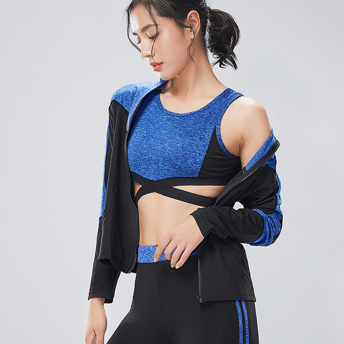 Quick-Drying Women's Long-Sleeved Sports Jacket & Tights Pi-Mart