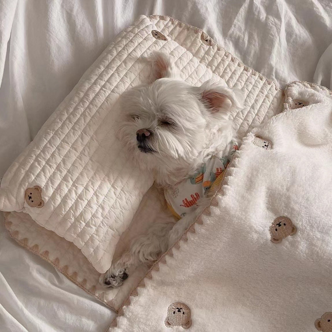 Fashion Square Mat Removable And Washable Dog Bed Pets Fashion