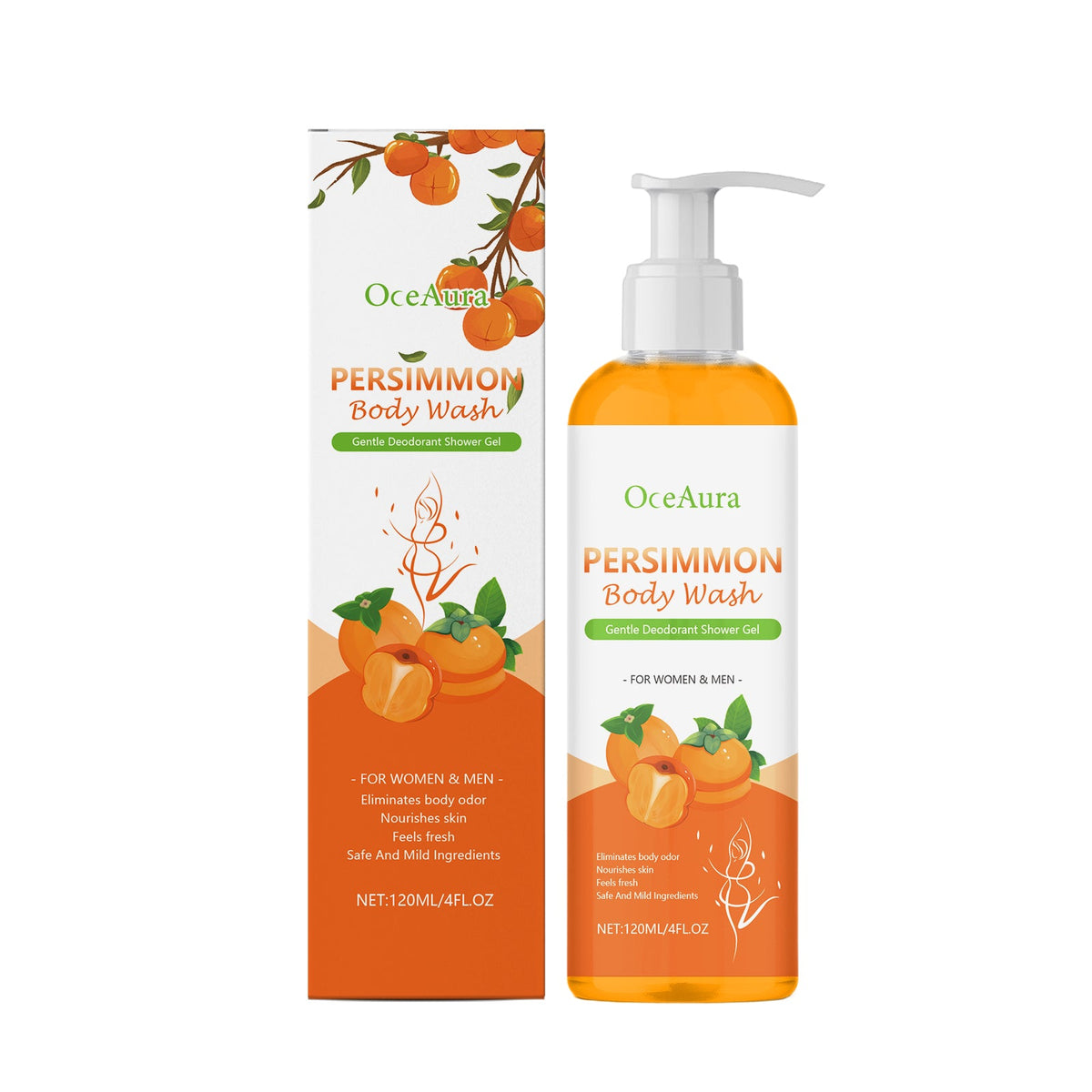 Nourishing Deodorant Body Shower Gel 120ml Box Tri Light Beauty