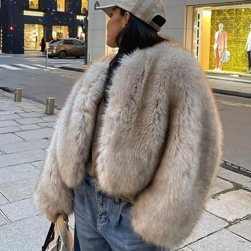 Fur Coat Short Tokas Fur Casual Women's Clothing Best YouTube Store