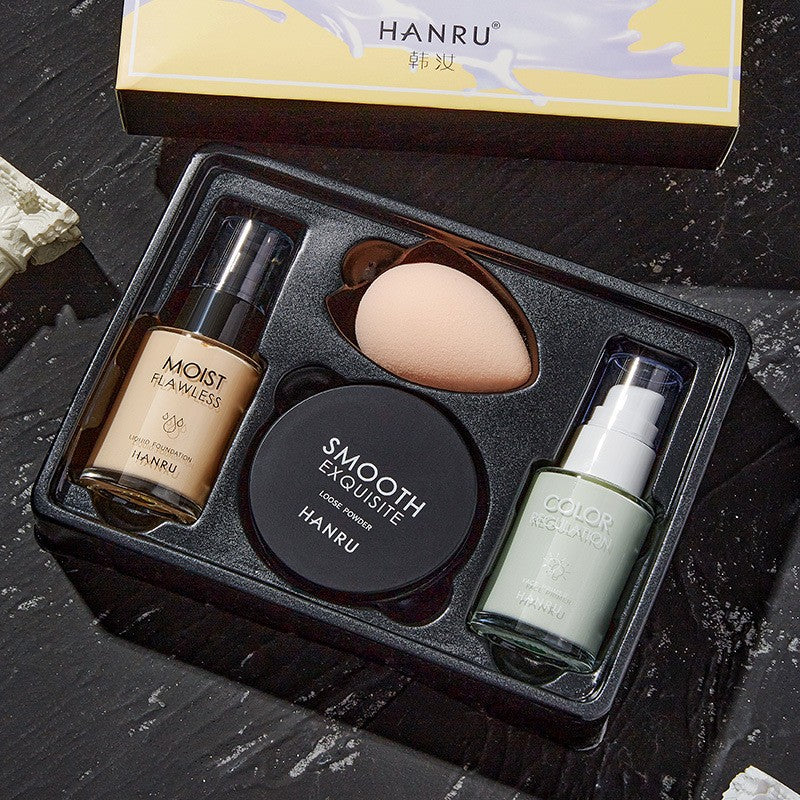 Makeup Set 4Pieces Isolated Powder LadyShow.Store