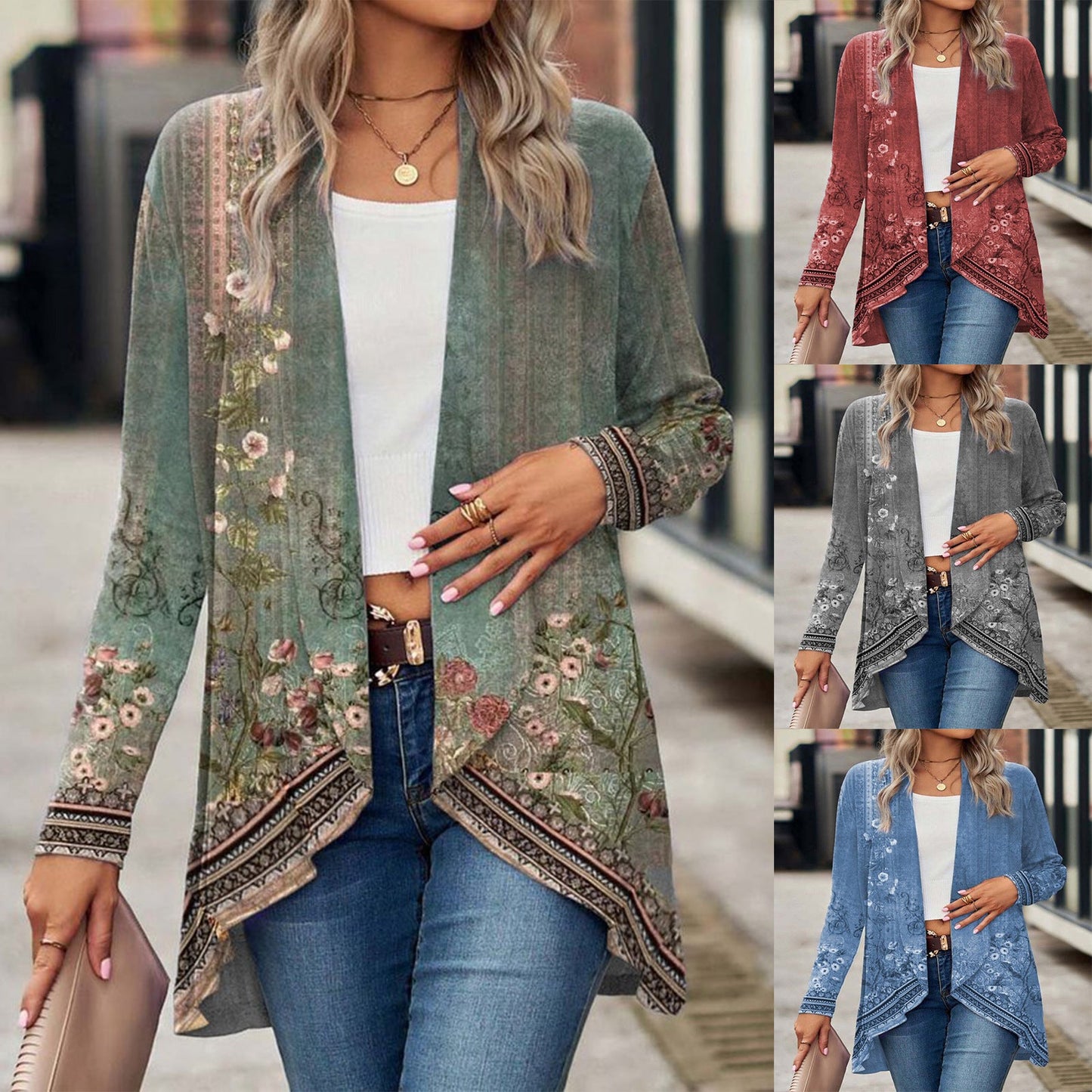 Shawl Small Suit Cardigan Outer Wear Ethnic Style Best YouTube Store