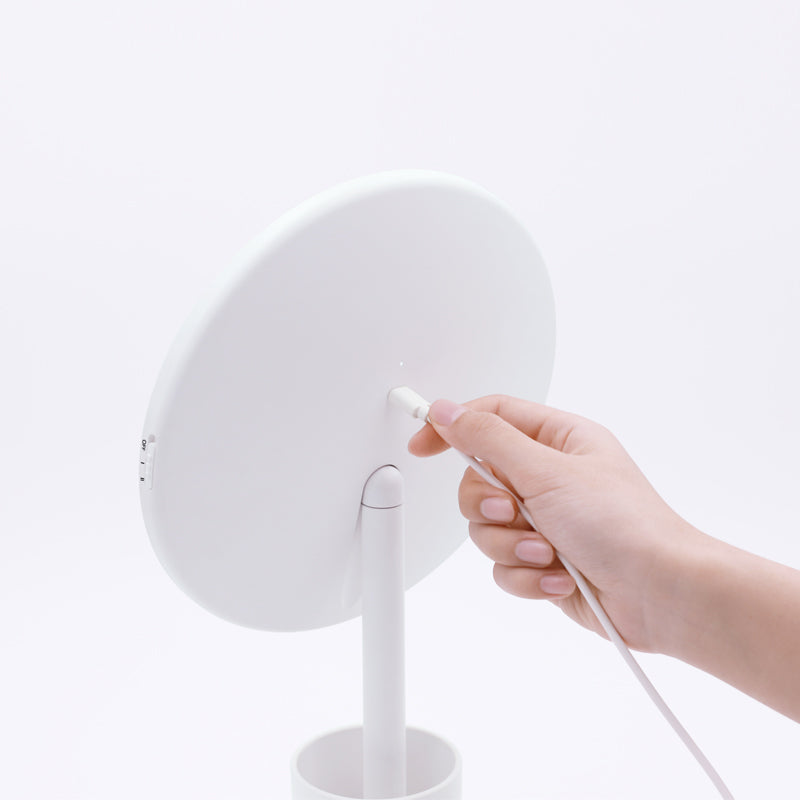 MUID Mini Smart LED Makeup Mirror with Storage LadyShow.Store