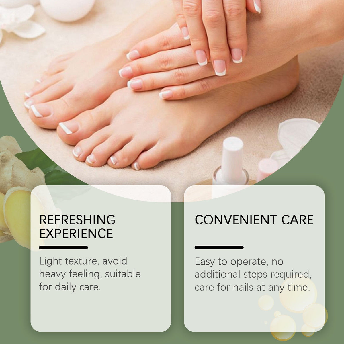 Ginger Nail Strengthening  Liquid 30ml Box Tri Light Beauty