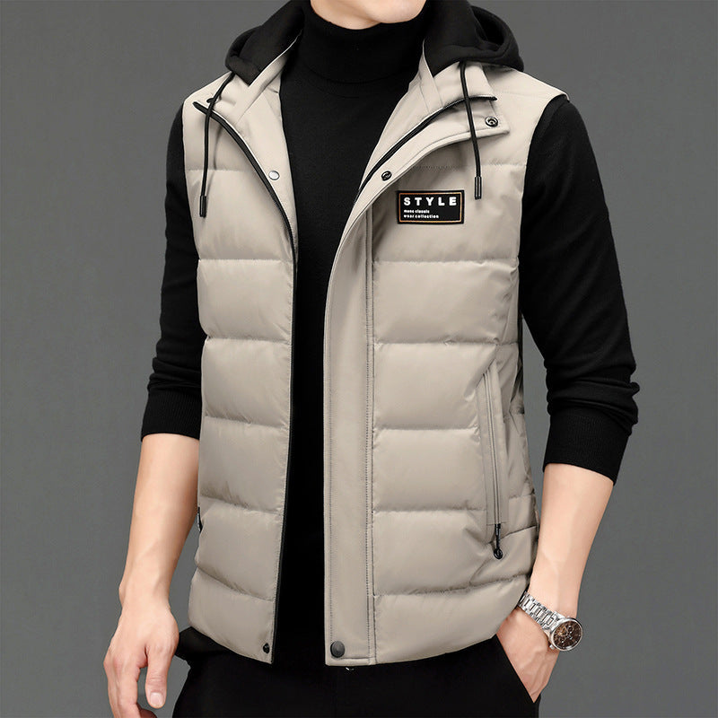 Men's Fashion Vest Versatile Down Jacket LuxuryLifeWay Online Store