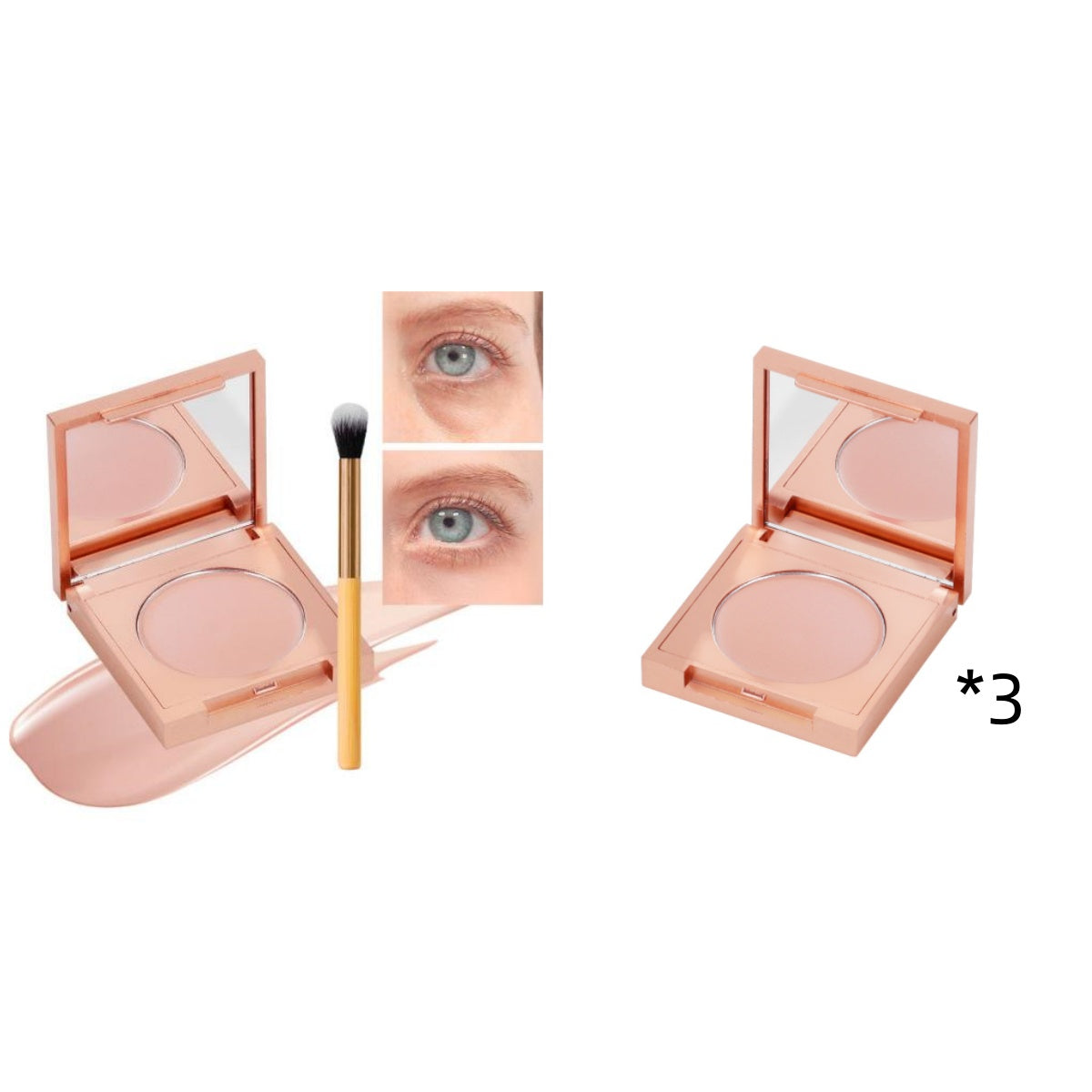 Fundus Creamy Concealer Cover Eye Bags And Dark Circle Natural Cover Skin Blemishes CJD