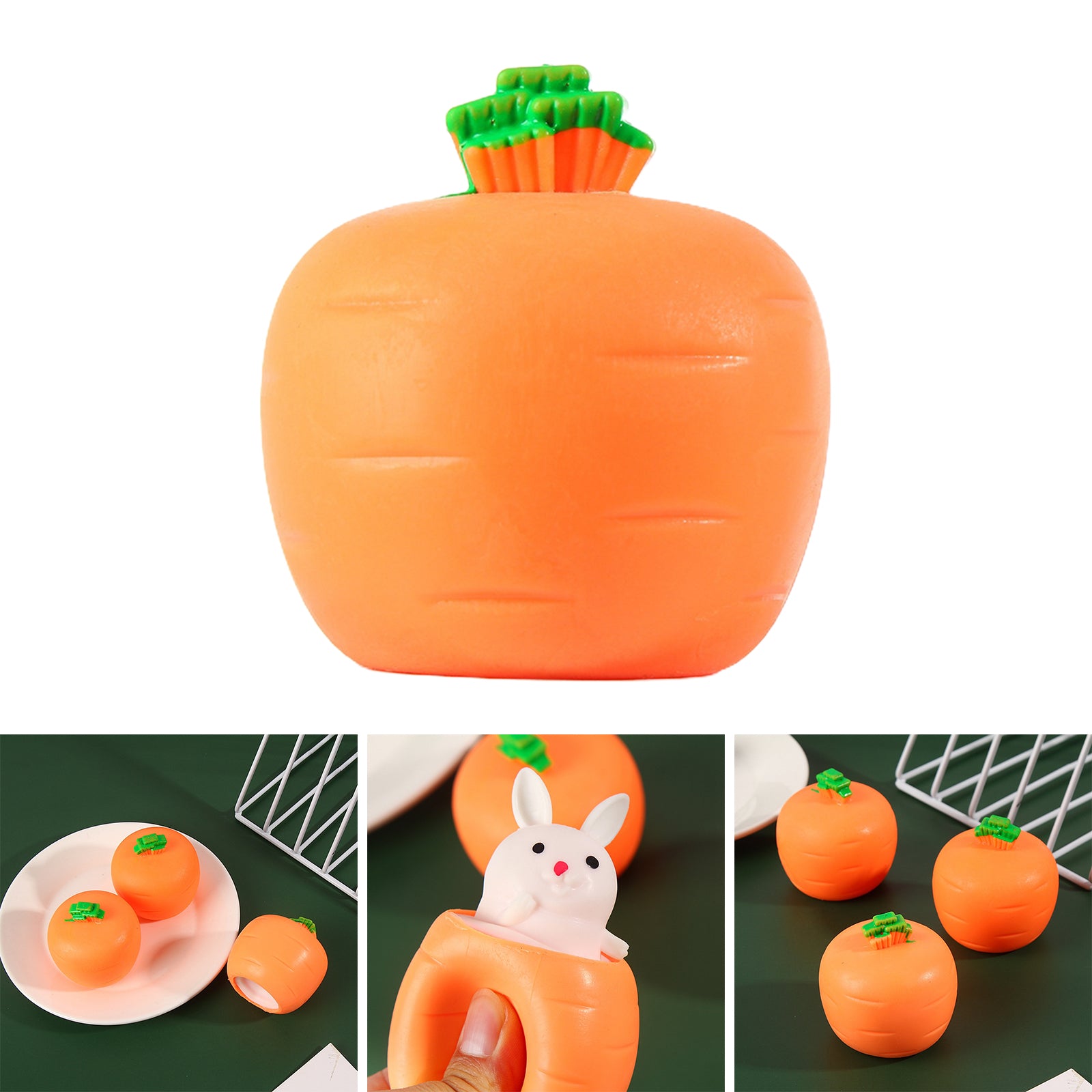 Cute Carrot Rabbit Fidget Toy Pi-Mart